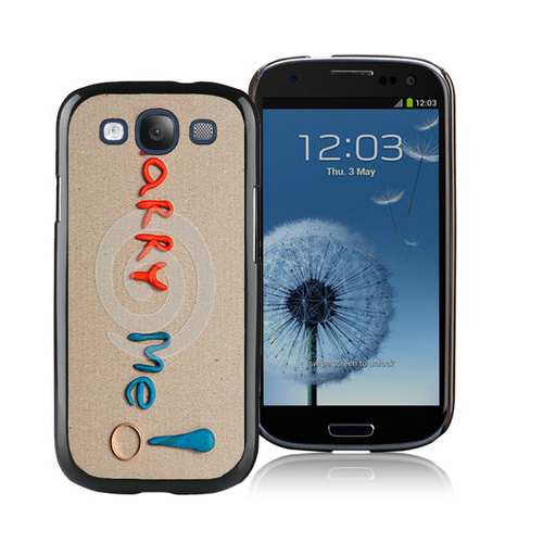 Valentine Marry Me Samsung Galaxy S3 9300 Cases DAQ - Click Image to Close